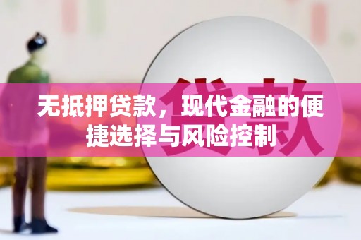 罗田无抵押贷款，现代金融的便捷选择与风险控制