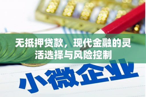 罗田无抵押贷款，现代金融的灵活选择与风险控制