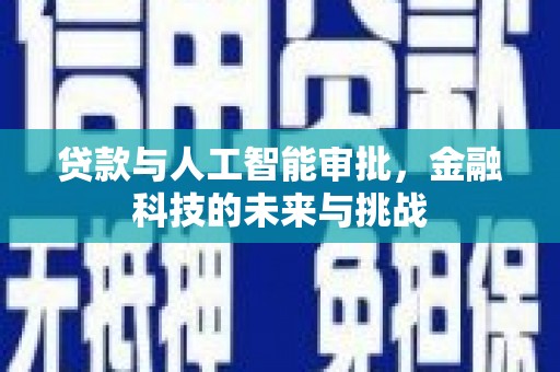 罗田贷款与人工智能审批，金融科技的未来与挑战