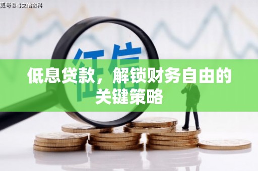 罗田低息贷款，解锁财务自由的关键策略