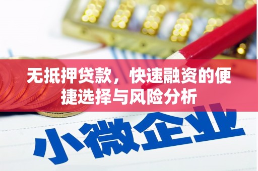 罗田无抵押贷款，快速融资的便捷选择与风险分析