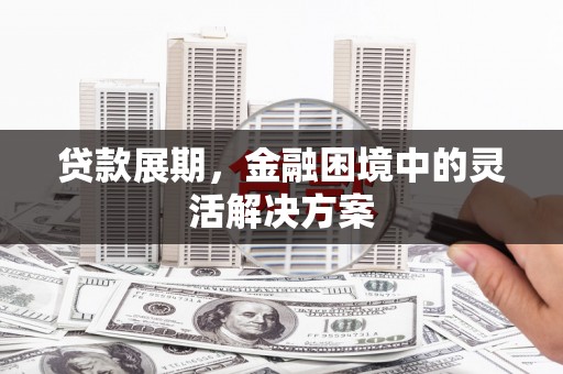 罗田贷款展期，金融困境中的灵活解决方案