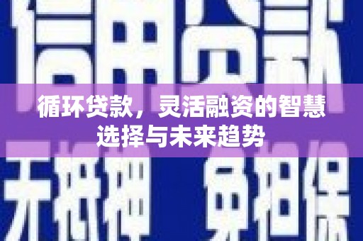 罗田循环贷款，灵活融资的智慧选择与未来趋势