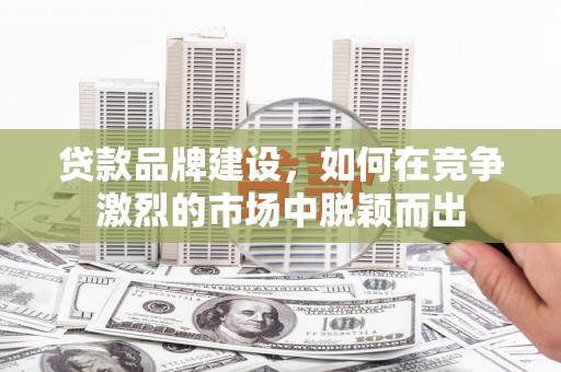 罗田贷款品牌建设，如何在竞争激烈的市场中脱颖而出