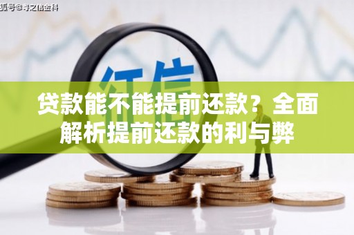 罗田贷款能不能提前还款？全面解析提前还款的利与弊