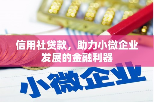 罗田信用社贷款，助力小微企业发展的金融利器