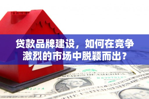 罗田贷款品牌建设，如何在竞争激烈的市场中脱颖而出？