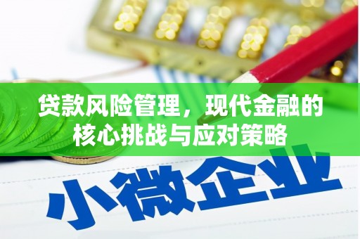 罗田贷款风险管理，现代金融的核心挑战与应对策略