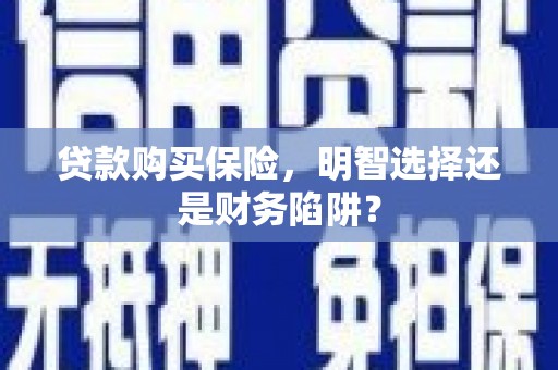 罗田贷款购买保险，明智选择还是财务陷阱？