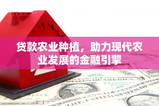 罗田贷款农业种植，助力现代农业发展的金融引擎