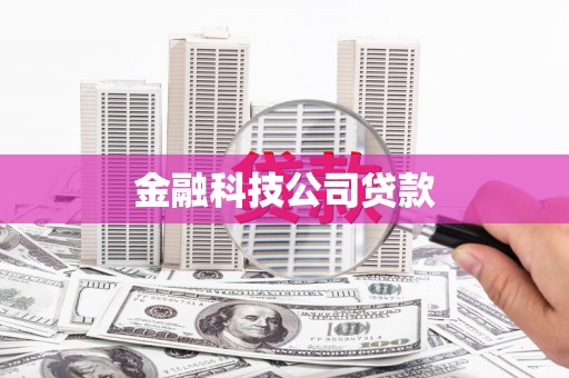 罗田金融科技公司贷款