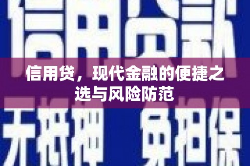 罗田信用贷，现代金融的便捷之选与风险防范