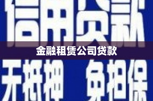 罗田金融租赁公司贷款