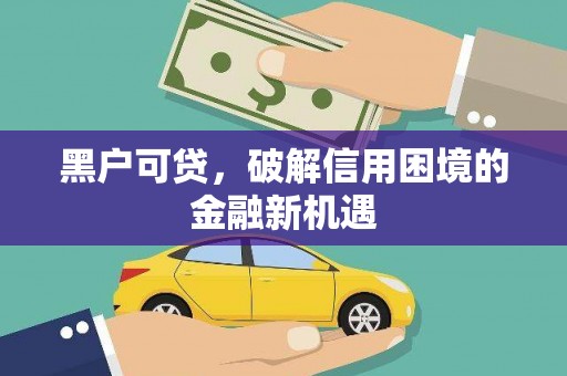罗田黑户可贷，破解信用困境的金融新机遇