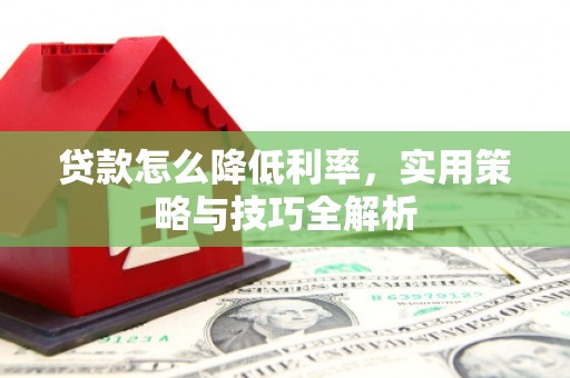 罗田贷款怎么降低利率，实用策略与技巧全解析