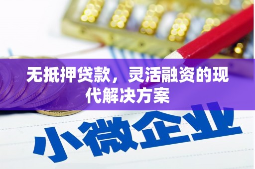 罗田无抵押贷款，灵活融资的现代解决方案